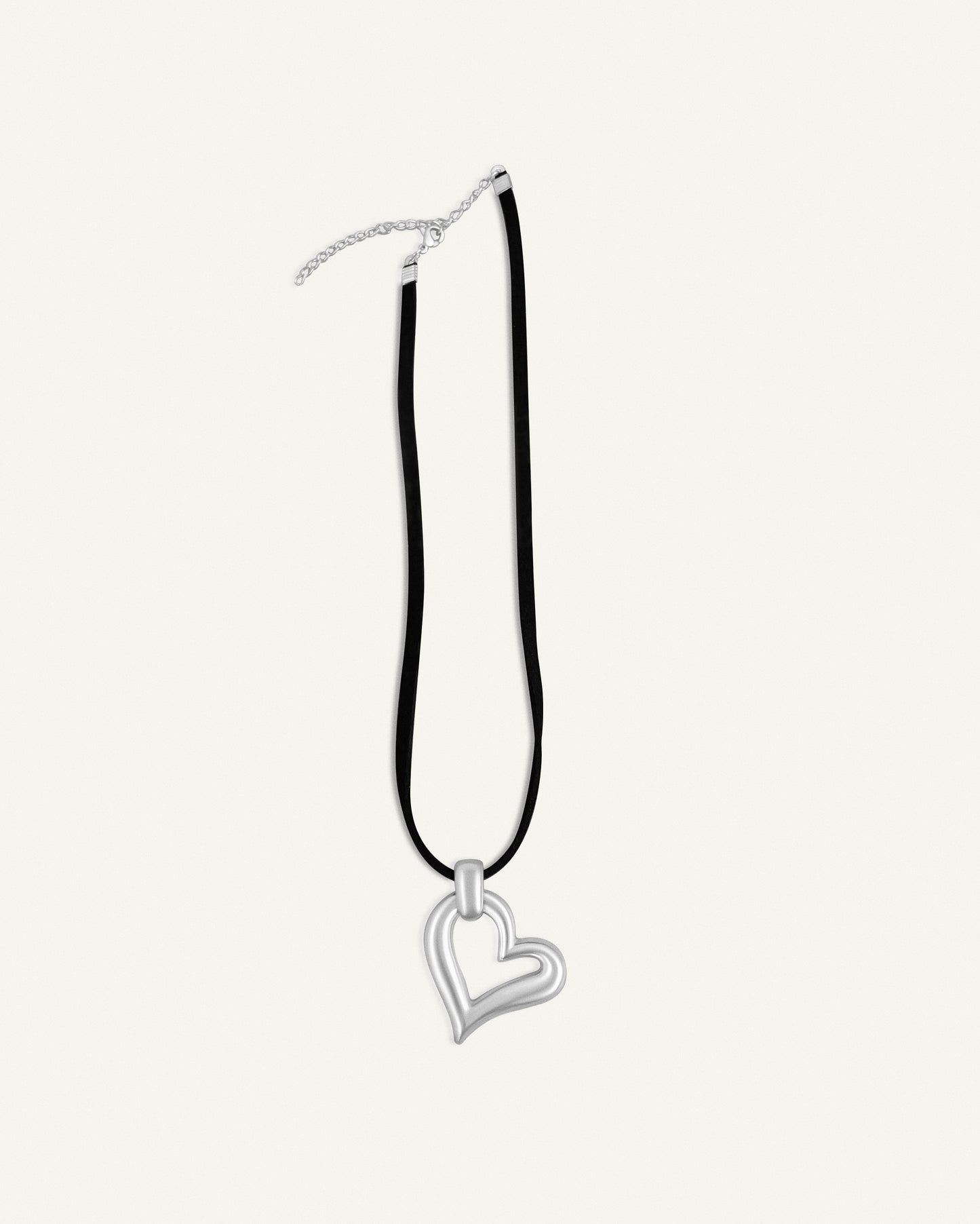 Vintage Love Choker - Silver